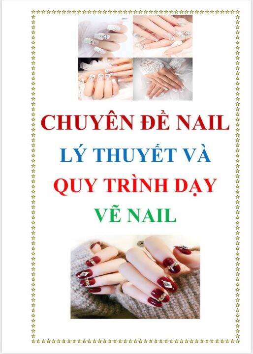 Lý thuyết, mẫu nail chọn lọc, quy trình dạy vẽ nail Lazada.vn