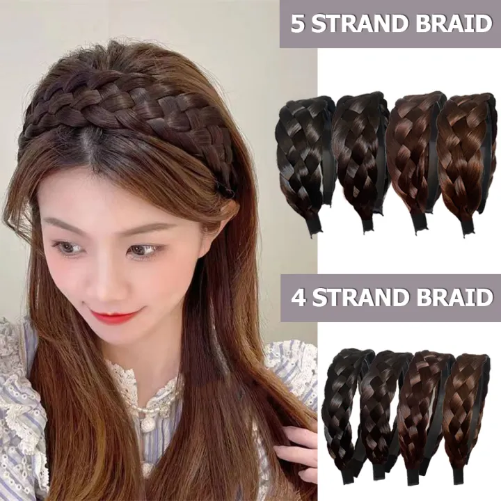 Headband for women new design braided hair headband korean style hair band  clips for hair accessories