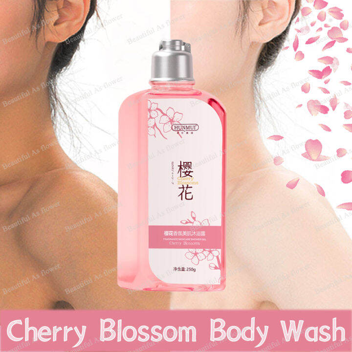 Japan Natural Sakura Whitening Shower Gel 250ML Cherry Blossom Sweet
