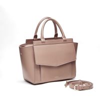 ANNES รุ่น Stella – Rose Taupe กระเป๋าถือ หนังวัวแท้ สีน้ำตาลหม่นเทา