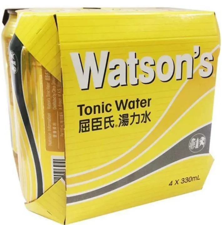 Watson's Tonic water Soda 330ML x 4 Lazada PH