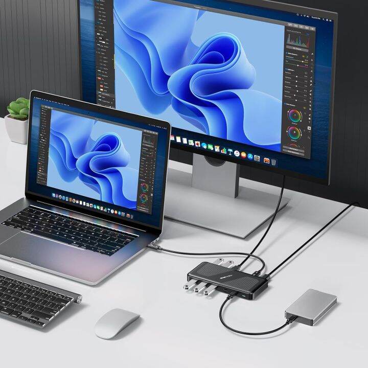 ACASIS 40Gbps Dock,Works with Thunderbolt 4/3, USB4 and USB Host