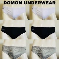 กางเกงในชาย DOMON UNDERWEAR 3 สี 1เซต6 ตัว (ขาว2 ดำ2 เทา2)