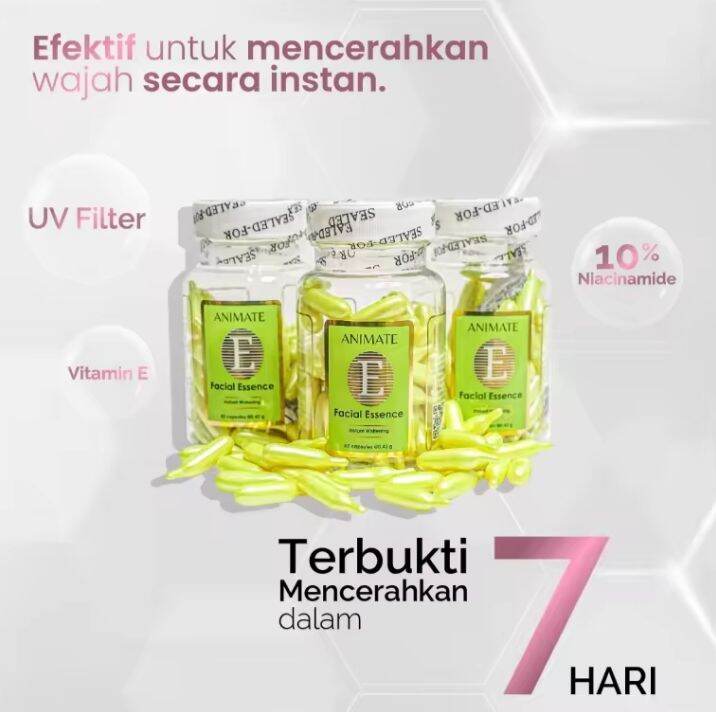 ANIMATE VITAMIN E FACIAL ESSENCE/Serum Wajah Lazada Indonesia