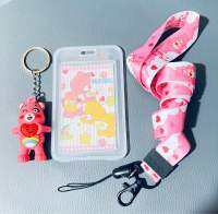 ?20ลาย 7*11cm เป็นชุด เลือกสีได้ ชุดการ์ดงานการ์ตูนมีเชือก Cartoon card holder student bus access work card KT