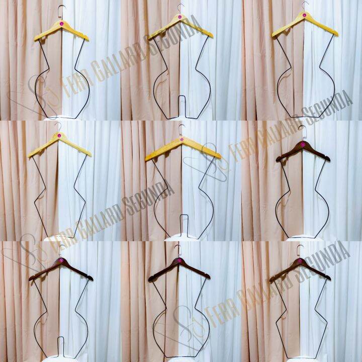 Wooden Body Shaper Hanger / Body Shape Hanger Wooden Hangers Wooden