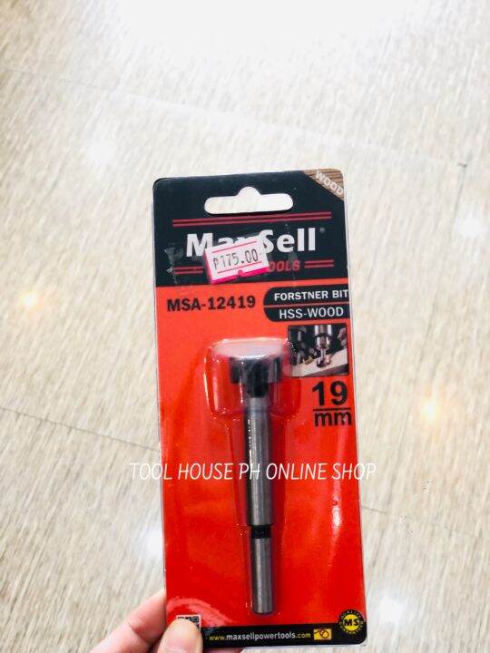 Maxsell Forstner Bit HSS-Wood 19mm | Lazada PH