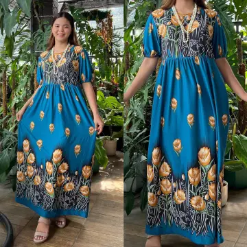 Lazada plus size maxi dress sale