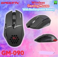 GADONX Gaming Mouse GM-090 เม้าส์ไร้สาย สำหรับเล่นเกมส์ ชาร์จแบตได้