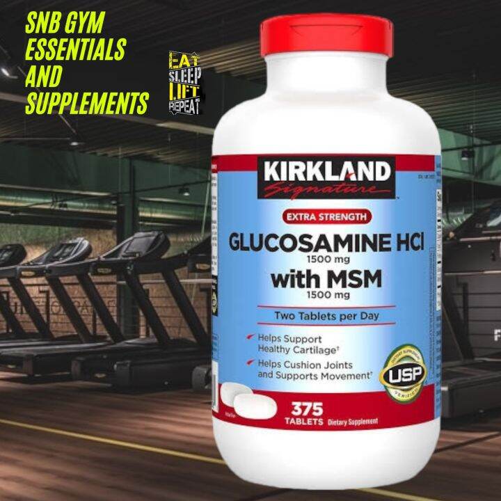Kirkland Signature Glucosamine HCI with MSM 375 Tablets Lazada PH