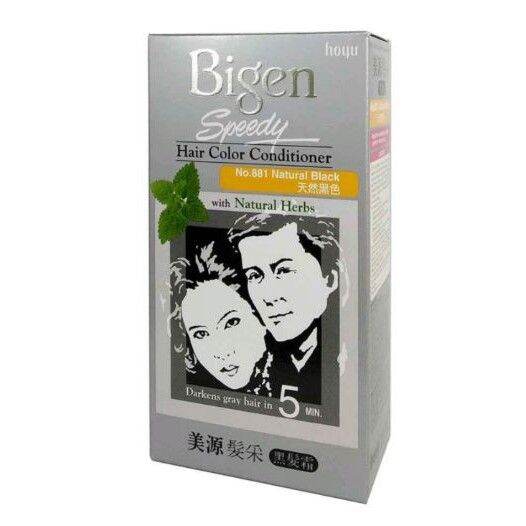 BIGEN SPEEDY HAIR COLOR CONDITIONER (881 NATURAL BLACK) Lazada