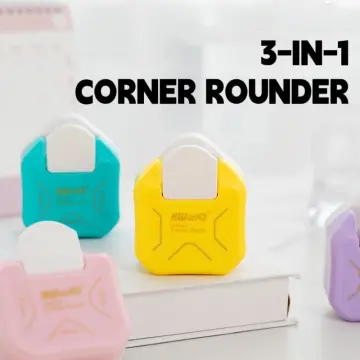 Corner Rounder Punch 3 Way Corner Cutter for Paper Craft Laminate DIY 