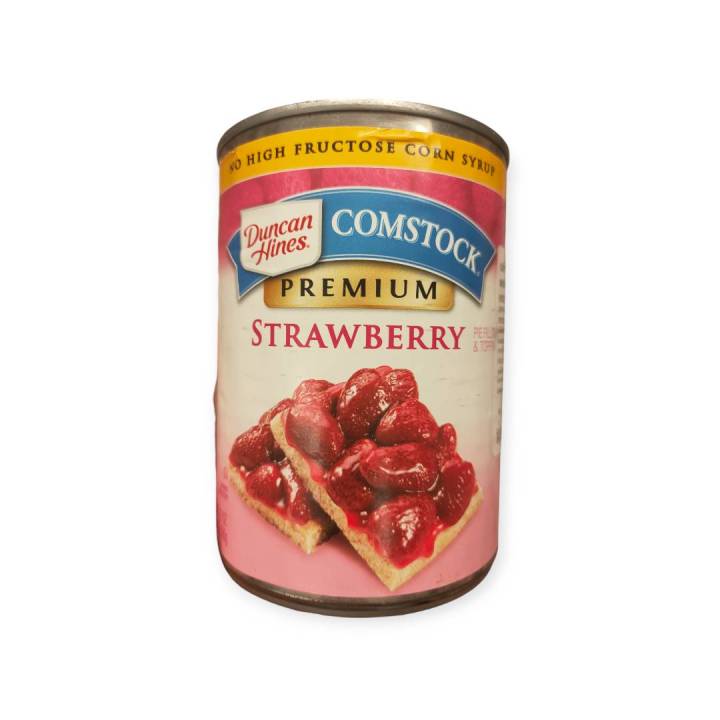duncan-hines-comstock-strawberry-topping-pie-filling-595g-สตรอเบอร์รี่กวน-ดันแคนไฮนส์-คอมสต๊อก-595-กรัม