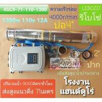 ปั๊มบาดาลโซล่าเซลล์ ซัมเมิร์ส DC ล้วน HD-4SC9-71-110-1300 ยี่ห้อ LEBOZO