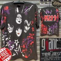 เสื้อวง OVPลาย KISS สไตล์วินเทจยุค 90s ป้าย GIANT by pop comics