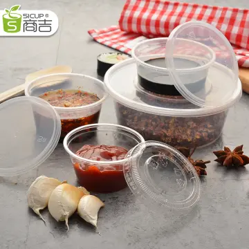 100pcs Chutney Chili Sauce Cups Food Small Sauce Container Box