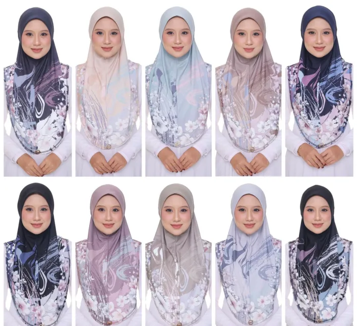 SAIZ M L & XL || AISYAH EXCLUSIVE TUDUNG SARUNG BATU Ala Ariani Murah ...