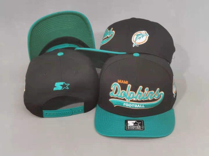 Miami Dolphins Starter Hat - Vintage Snapback Warehouse %