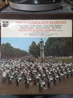 00344 The  Magnificent Marines   แผ่นเสียง vinyl Lp 33rpm 12"สภาพกำลังฟังได้ดีได้รับการตรวจสอบ