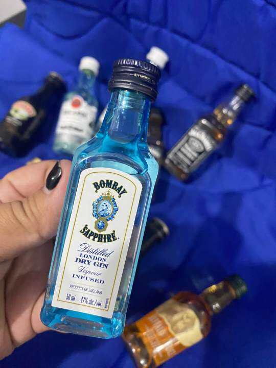 Authentic Miniature Liquor 50ml Bombay Sapphire Dry Gin Lazada PH