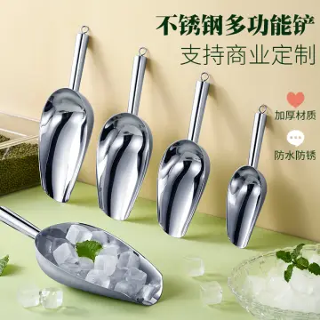 BPA Free Food Safe Kitchen Utensils Stainless Steel Ice Shovel Bar Ice  Flour Utility Scoop - China Ice Scoop and Ice Shovel price