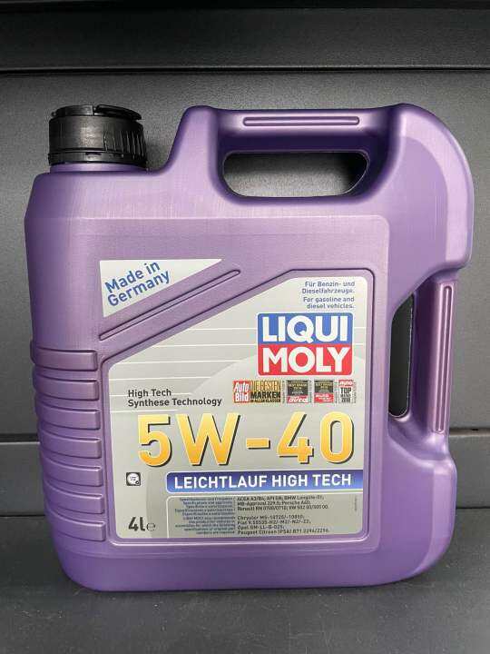 Liqui Moly Fully Synthetic Leichtlauf High Tech 5W40 Engine Oil (4L ...