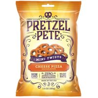 Pretzel Pete ขนมปังอบกรอบรส พิซซ่าชีส Cheese Pizza mini twists 100 grams