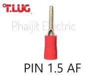 PIN 1.5 AF T.LUG Insulated Pin Terminals 1.5 Red (100 Pieces/Pack)