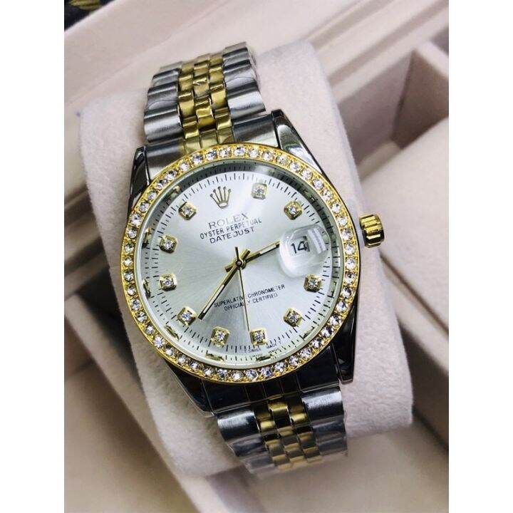 ROLEX_DATEJUST QUARTZ BATTERY FOR MEN Lazada