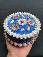 กล่องเครื่องประดับงานฝีมือเปลือกหอยและสังข์ Shell and Conch Craft Jewelry Box