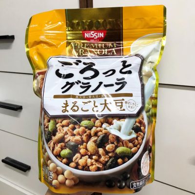 Nissin Premium Mixed Bean Granola นิชชิน พรีเมี่ยมกราโนล่ารสธัญพืช 400g