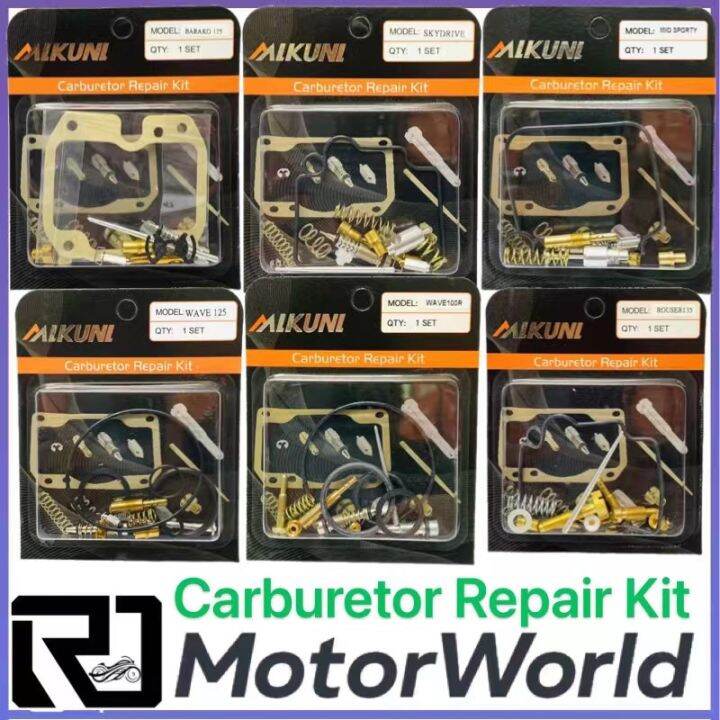 CARBURETOR REPAIR KIT ALKUNL FOR CT100 BARAKO 175 SKYDRIVE MIO SPORTY
