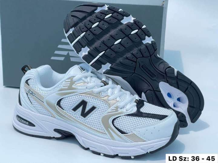 รองเท้าnew-balance-530-abzorb-size36-45-running-white-gold-รองเท้าวิ่งผู้ชาย-รองเท้าวิ่งผู้หญิง-รองเท้าออกกำลังกาย-รองเท้าผ้าใบ