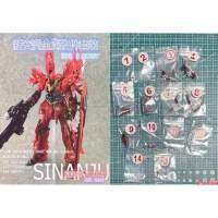 ชุดแต่งโลหะ สำหรับ Mg 1/100 Sinanju