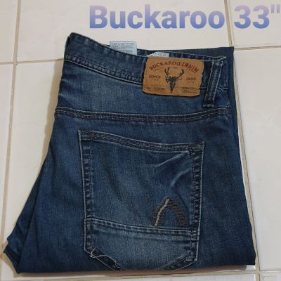 ยีนส์ยี่ห้อ buckaroo เอว 33 นิ้ว