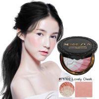 [1ตลับ] #PK102 Lovely Cheek Merrezca Mineral Pearls Blush 18 g