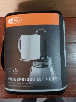 GSI Miniespresso Set 4 Cup เครื่องทำแอสเพรสโซ 4ถ้วย เหมาะสำหรับสายแคมป