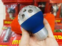 หัวเกียร์ MOMO MODBLUE แท้ โครมเมี่ยม สลับสีน้ำเงิน  MOMO ITALY SHIFTKNOB GEARKNOB