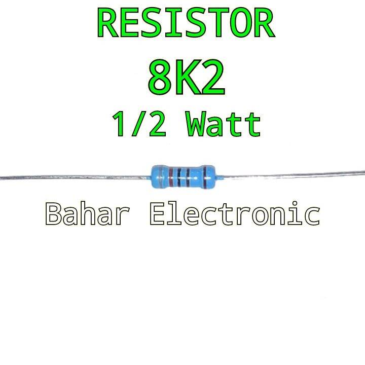 Resistor 8K2 1/2W per 4 biji | Lazada Indonesia