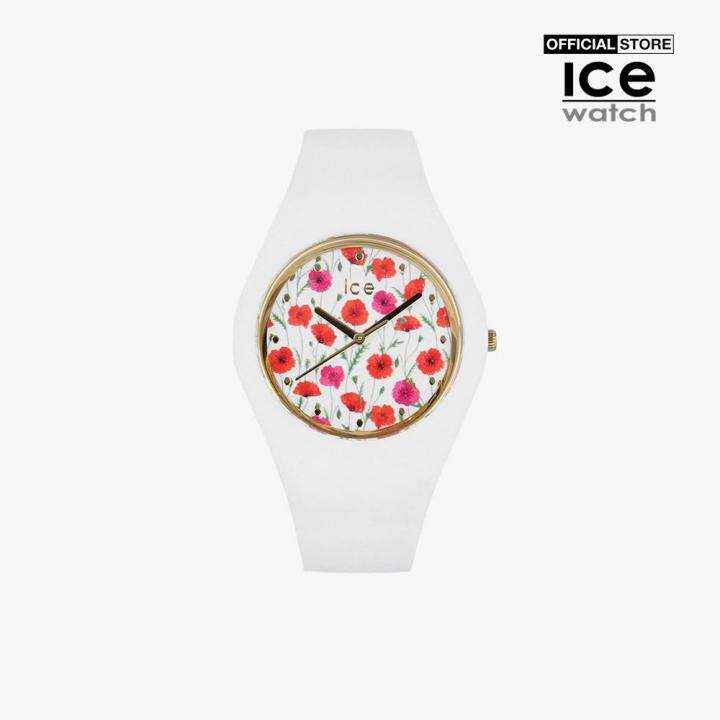 Đồng hồ nữ ICE mặt tròn dây silicon 40mm 016665-0000-03