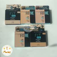 Maybelline FIT ME MATTE+PORELESS POWDER 6g แป้งคุมมัน เมย์เบลลีน ฟิตมี แมท+พอร์เลส คุมมัน16ชม.