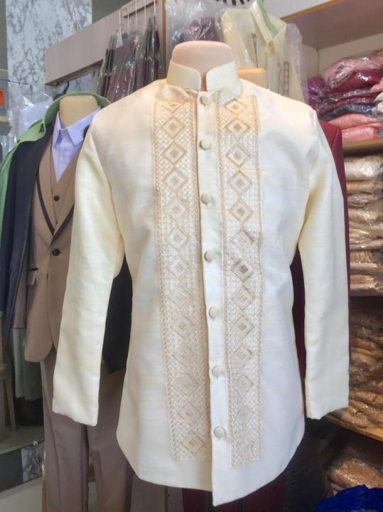 Coat Barong for Men | Full Open Full Button | Lazada PH