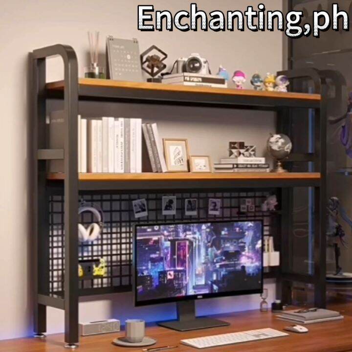 Desktop Organizer Tabletop Rack Multilaver Student Bookshelf