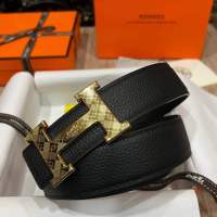 Hermes belt ☘️(box set )great Hiand หนังแท้ สามารถเลือกหัวและสีสายแมทกันเองได้⭐️