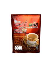 กาแฟโสมคอฟฟี่พลัส 40ซอง zhulian coffee plus มีการตัดโค้ดรหัสด้านหลังซอง ของแท้100%