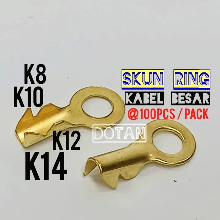 Pcs Skun Ring Bulat K Baut Terminal Sekun Massa Untuk