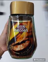 Bon Aromaกาแฟบอน อโรมา กาแฟสำเร็จรูปชนิดฟรีซดราย(รุ่นฝาทอง)ขนาด100กรัม