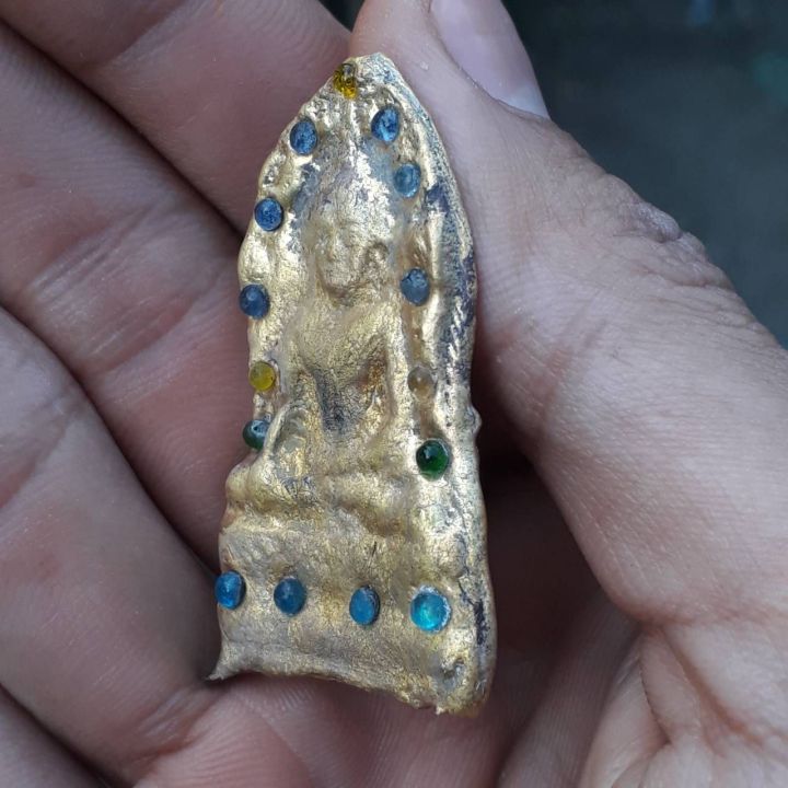 พระพุทธชินราชใบเสมา-เนื้อทองนพคุณ-กรุวัดบ่อทองคำ-พิษณุโลก