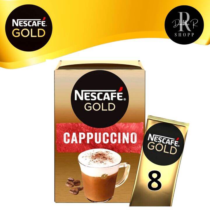 Nescafe Gold Instant coffee CAPPUCCINO 8 sachets Lazada PH
