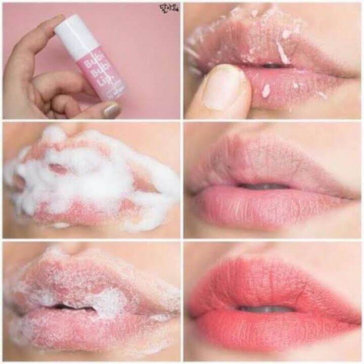 ของแท้-100-ค่ะ-bubi-bubi-lip-scrub-by-unpa-10ml-ลิปโฟมสครับปาก-สปาริมฝีปาก-ให้ตัวเองได้ง่ายๆ-เพื่อริมฝีปากเรียบเนียนอมชมพูธรรมชาติและนุ่มขึ้น-ปลอดภัยด้วยสารสกัดธรรมชาติจากลูกพีชและมะละกอค่ะ